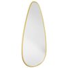 vidaXL Wall Mirror Gold 50x20 cm