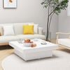 vidaXL Coffee Table White 90x90x28 cm Engineered Wood