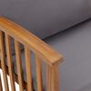 vidaXL Garden Bench with Cushions 119 cm Solid Acacia Wood