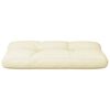 vidaXL Pallet Cushion Cream 70x40x12 cm Fabric