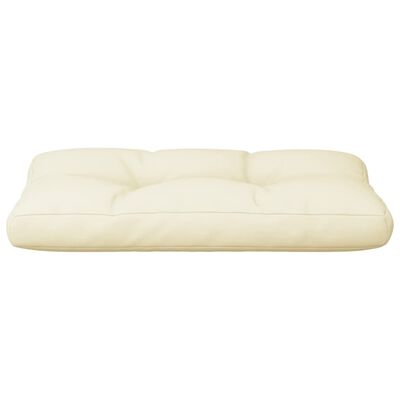 vidaXL Pallet Cushion Cream 70x40x12 cm Fabric