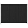 vidaXL Sideboard Black 102 x 29.5 x 75 cm Engineered wood