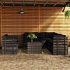 vidaXL 7 Piece Garden Pallet Lounge Set with Cushions Solid Pinewood