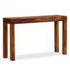 vidaXL Console Table Solid Acacia Wood 120x35x75 cm