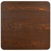 vidaXL Bistro Table Dark Brown 80X80 cm MDF