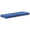 vidaXL Pallet Floor Cushion Cotton 120x40x7 cm Light Blue