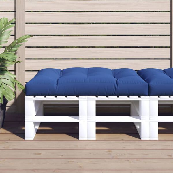 vidaXL Pallet Cushion Royal Blue 120x80x12 cm Fabric
