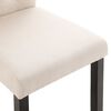 vidaXL Dining Chairs 2 pcs Cream Fabric
