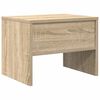 vidaXL Bedside Cabinet Sonoma Oak 40x30x30 cm Engineered Wood