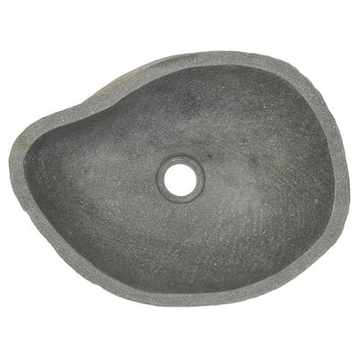 vidaXL Basin River Stone Oval (37-46)x(29-36) cm