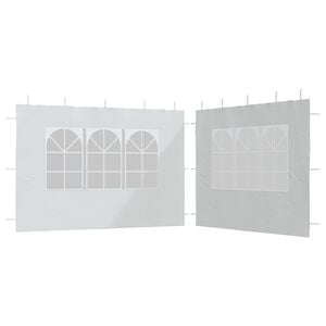vidaXL Gazebos White PE and Steel