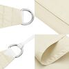 vidaXL Sunshade Sail Oxford Fabric Square 3x3 m Cream