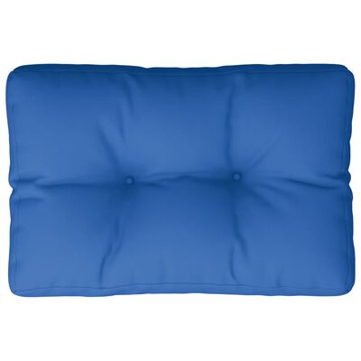 vidaXL Pallet Cushion Royal Blue 50x40x12 cm Fabric