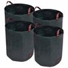 vidaXL Garden Waste Bag Dark Green 4 pcs 272 L 150 g/sqm
