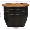 vidaXL Coffee Table Black 50x39.5 cm Solid Wood Reclaimed
