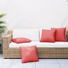 vidaXL Throw Pillows 4 pcs Red 50x50 cm Fabric