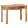 vidaXL Desk 110x50x75 cm Solid Reclaimed Wood