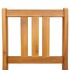 vidaXL Garden Chair Folding 4 pcs Oil Natural 40 x 42 x 85 cm