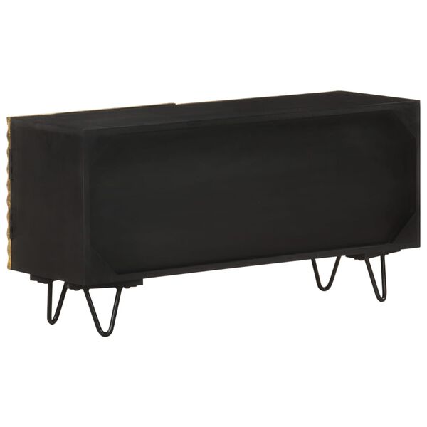 vidaXL TV Cabinet 90x30x45 cm Solid Mango Wood