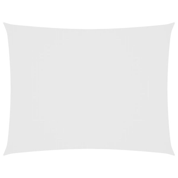 vidaXL Sunshade Sail Oxford Fabric Rectangular 2.5x4 m White