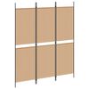 vidaXL 4-Panel Room Divider White 200x220 cm Fabric