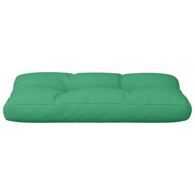 vidaXL Pallet Cushion Green 70x40x12 cm Fabric