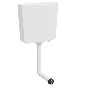 vidaXL Toilet Cistern with Bottom Water Inlet 3/6 L White
