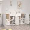 vidaXL Sideboard White 160x36x75 cm Engineered Wood