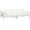vidaXL Day Bed | White | Solid pinewood | 90 x 200 cm