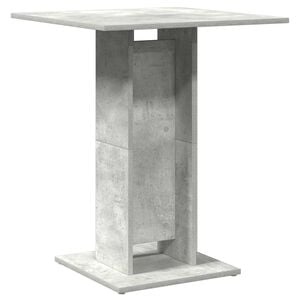 vidaXL Bistro Table Concrete Grey 60x60x75 cm Engineered Wood