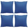vidaXL Sofa Cushions 4 pcs Royal Blue 50x50 cm Fabric