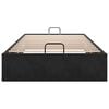 vidaXL Ottoman Bed Frame No Mattress Black 90x200 cm Velvet