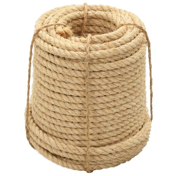 vidaXL Rope 100% Sisal 12 mm 250 m