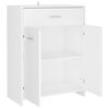 vidaXL Bathroom Cabinet White 60x33x80 cm Engineered Wood
