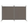 vidaXL 2-Panel Room Divider Anthracite 348x180 cm Fabric
