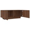 vidaXL TV Cabinet Brown Oak 100x35x40 cm Engineered Wood