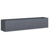 vidaXL Planter Anthracite 200x40x40 cm Cold-rolled Steel