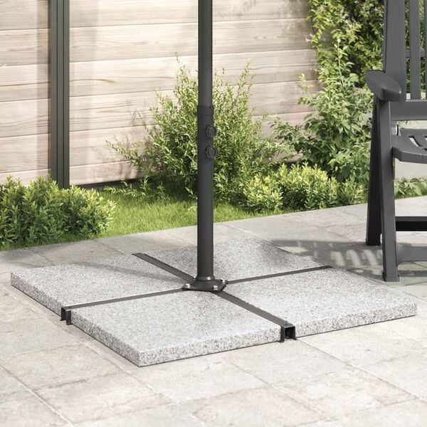 vidaXL Umbrella Weight Plate Granite 25 kg Square Grey