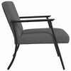 vidaXL Armchair Dark Grey 59 x 75 x 78 cm Fabric