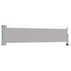 vidaXL Patio Retractable Side Awning 60x300 cm Grey