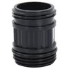 vidaXL Suction Hose with PVC Connectors Black 1" 7 m PVC