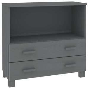 vidaXL Sideboard | Dark Grey | Solid Pine Wood | Medium | Sideboard