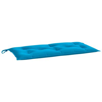 vidaXL Garden Bench Cushions 2 pcs Light Blue 100x50x7cm Oxford Fabric