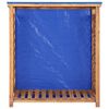 vidaXL Firewood Storage Shed 105x38x115 cm Solid Acacia Wood