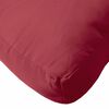 vidaXL Pallet Cushions 2 pcs Wine Red Fabric