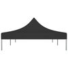 vidaXL Party Tent Roof 6x3 m Black 270 g/m²