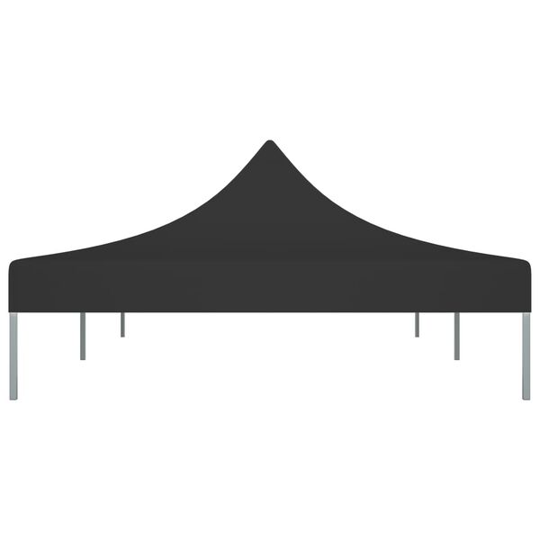 vidaXL Party Tent Roof 6x3 m Black 270 g/m²