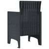 vidaXL Garden Chair 2 pcs Anthracite 53 x 49 x 85 cm PP