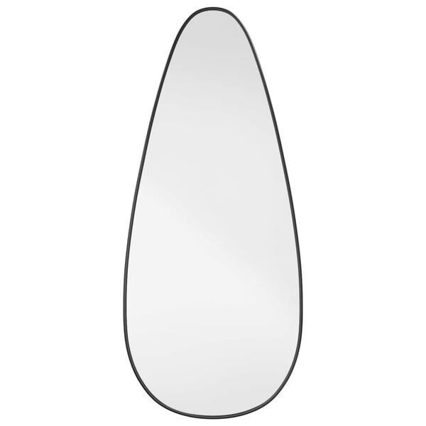 vidaXL Wall Mirror Black 80x35 cm