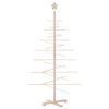 vidaXL Wooden Christmas Tree for Decoration 150 cm Solid Wood Pine